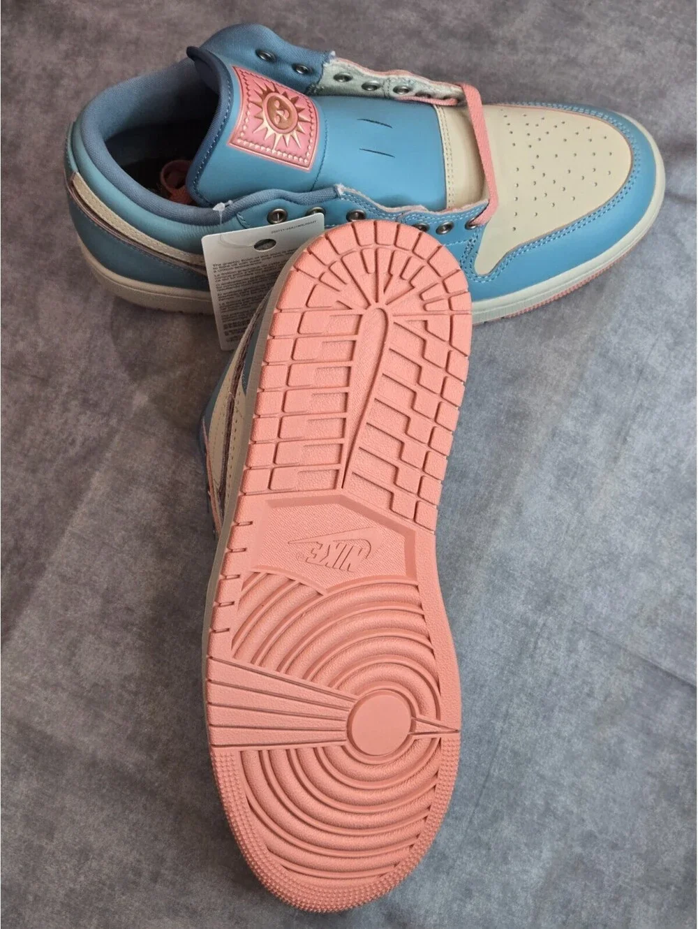 Air Jordan 1 Low Special Edition Somos Eternos, Turquoise (IM8120-464) Men's 12